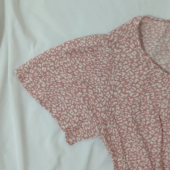 Abercrombie & Fitch Easy Waist Mini Dress, Color Dusty Pink Size XS - Picture 6 of 15